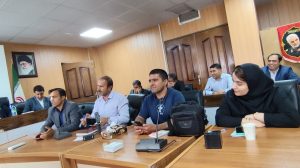 نشست خبری فرماندار دنا با اصحاب رسانه