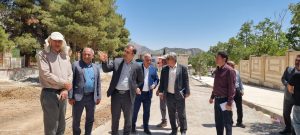 بازدید فرمانداردنا از پروژه فاضلاب شهری سیسخت