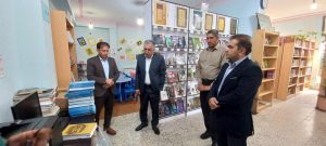 بازدید مشاور عالی وزیر فرهنگ وارشاد از کتابخانه های دنا