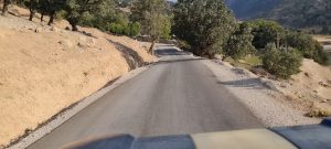 آسفالت روستای منج و دشت بز