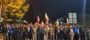تجمعات شبانه سی‌سخت در حمایت از رهبری