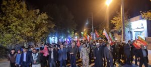 تجمعات شبانه سی‌سخت در حمایت از رهبری